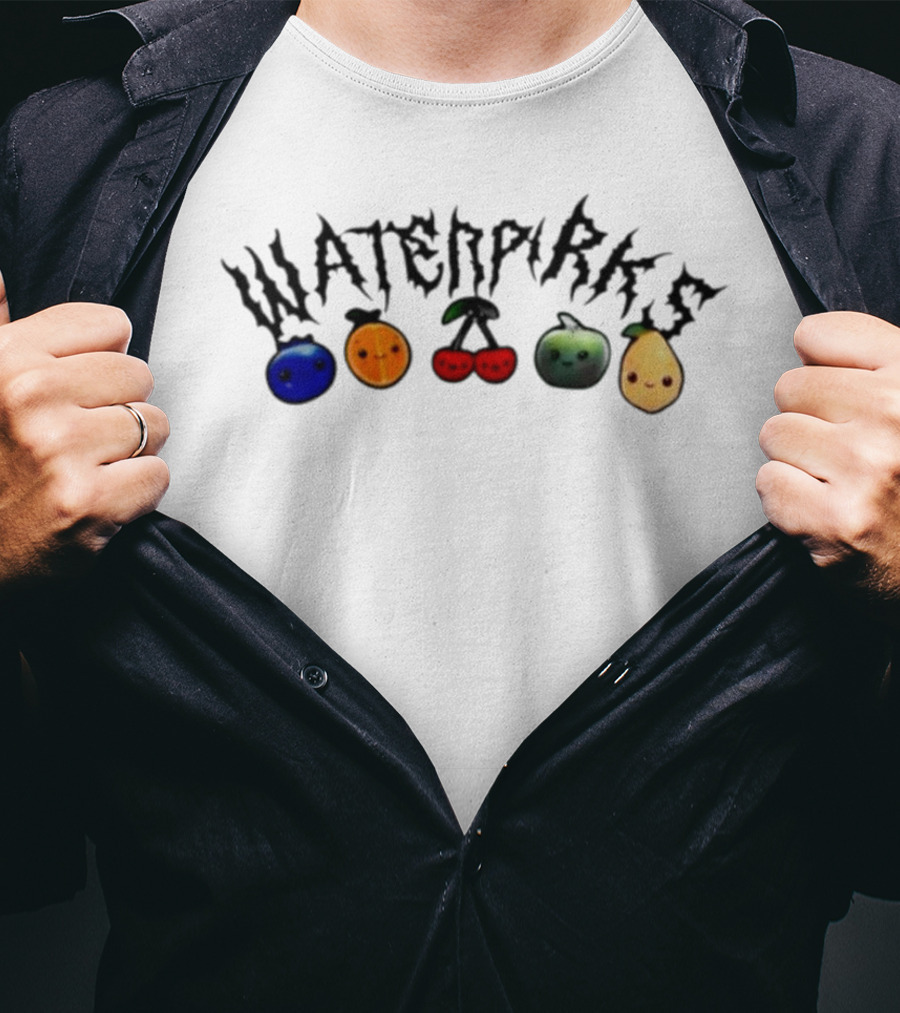 Waterparks Fruit Band Metal Style Cute Icons T-Shirt