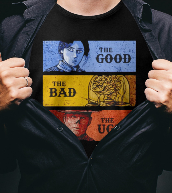 Fallout The Good The Bad The Ugly Character Carousel T-Shirt