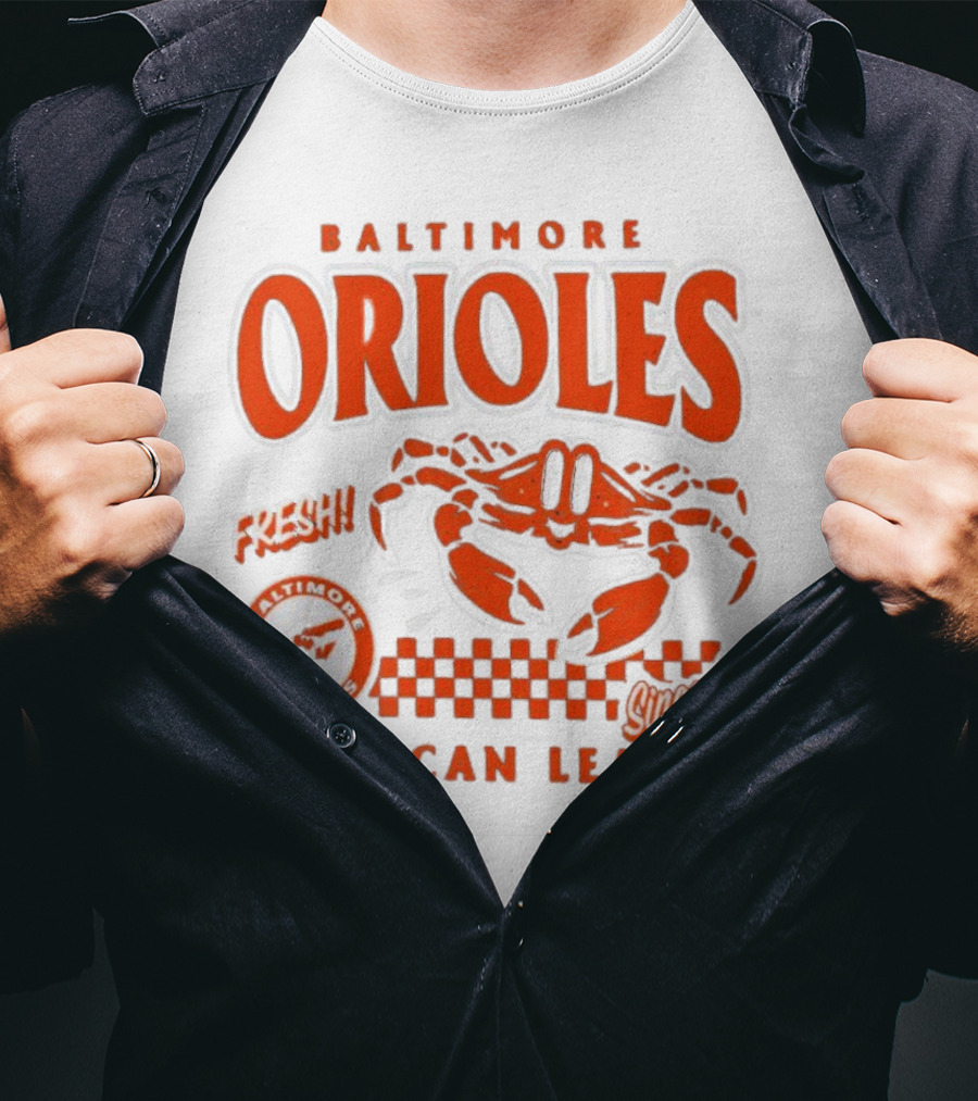 Baltimore Orioles Fresh Crab Since 1954 American League Baseball Retro Team T-Shirt