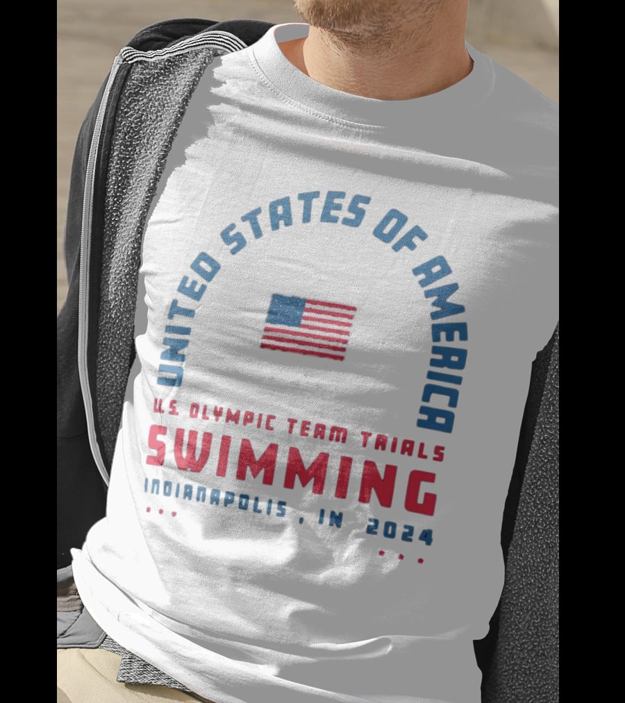 United States Of America U.s. Olympic Team Trials Swimming Indianapolis IN T-Shirt