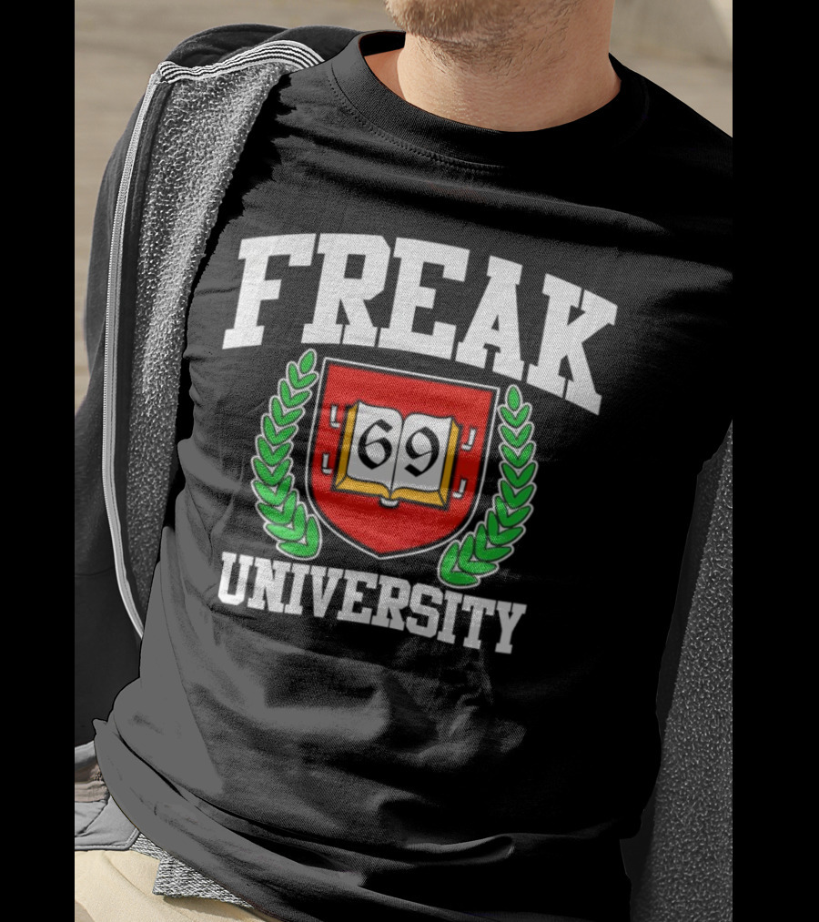 Freak University 69 Crest Emblem T-Shirt