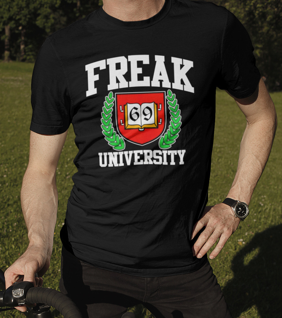 Freak University 69 Crest Emblem T-Shirt