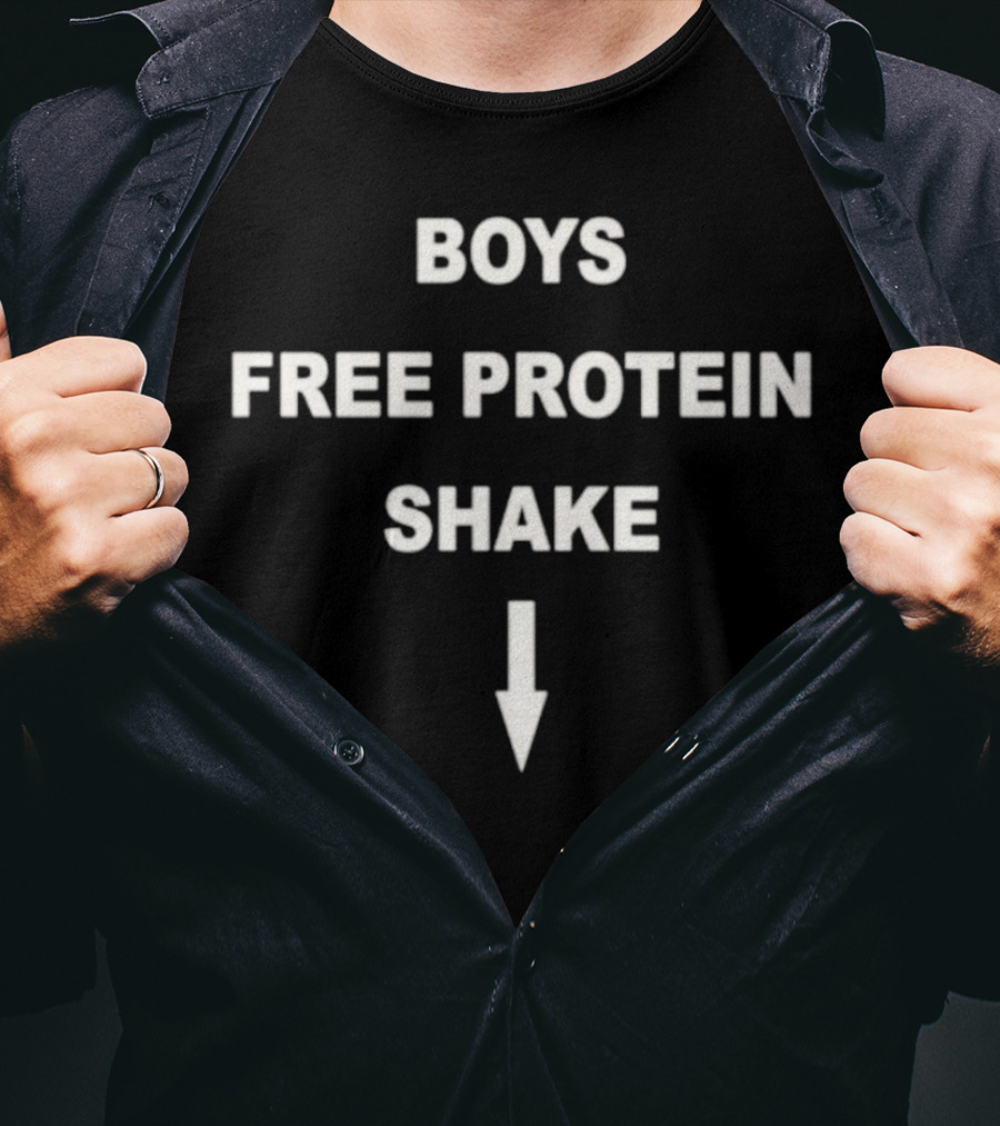 Boys Free Protein Shake Arrow T-Shirt