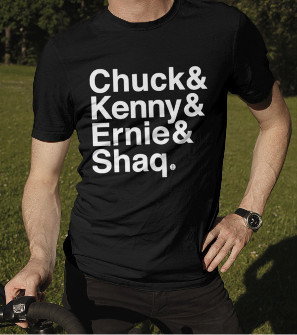 Chuck And Kenny And Ernie And Shaq NBA Legends Panel Names T-Shirt