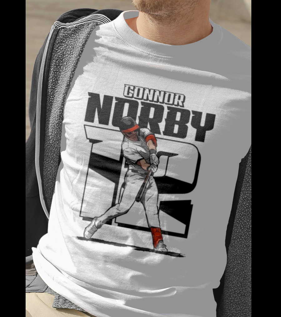 Connor Norby Baltimore Orioles Number 12 Player T-Shirt