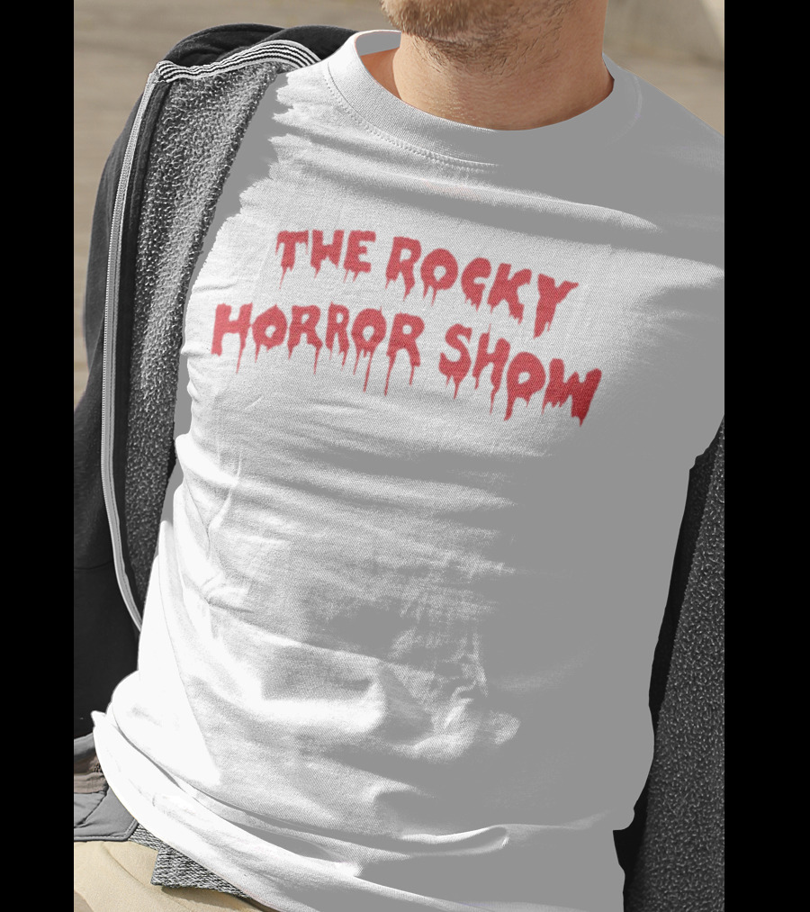 The Rocky Horror Show Dripping Red Horror Font T-Shirt