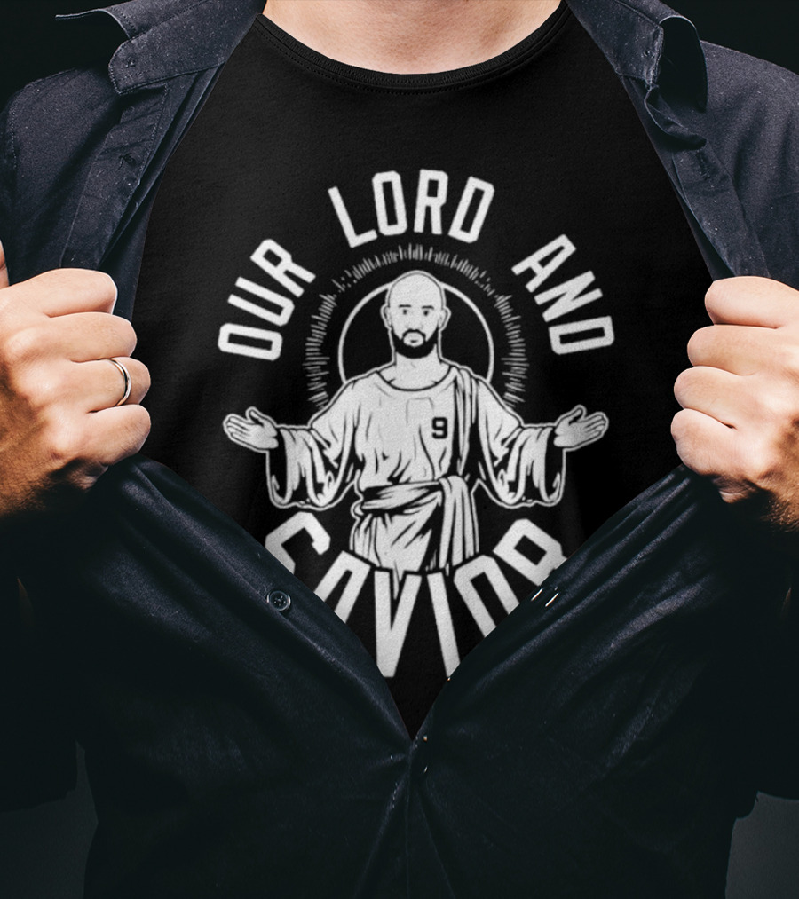 'Derrick White Our Lord And Savior Number 9 Iconic Design' T-Shirt