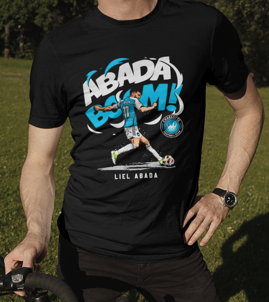 Liel Abada Charlotte Football Club Abada Boom Soccer Action T-Shirt