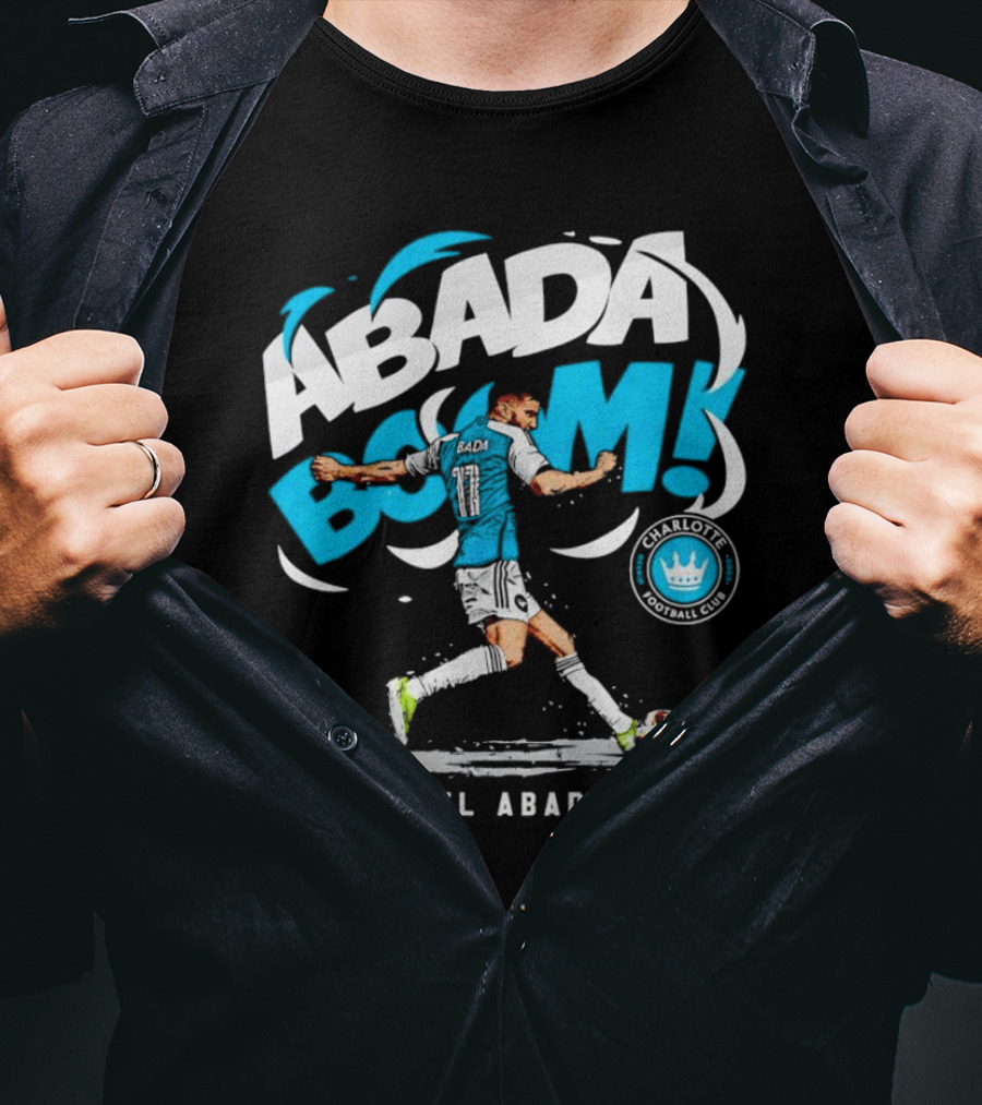 Liel Abada Charlotte Football Club Abada Boom Soccer Action T-Shirt