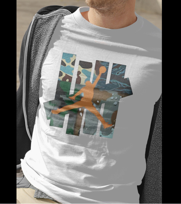 Luka Doncic Jordan X Undefeated Camo Jumpman Be More Prepared Than Anyone Else T-Shirt