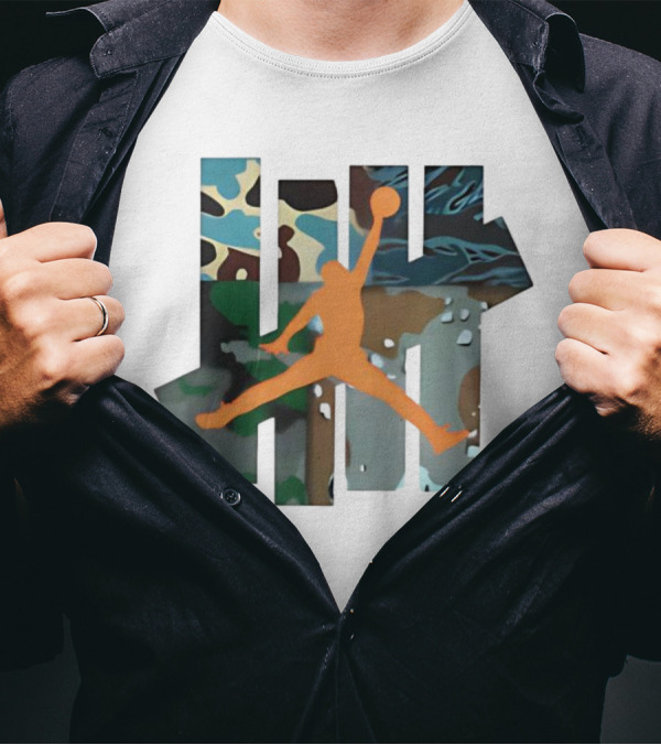 Luka Doncic Jordan X Undefeated Camo Jumpman Be More Prepared Than Anyone Else T-Shirt