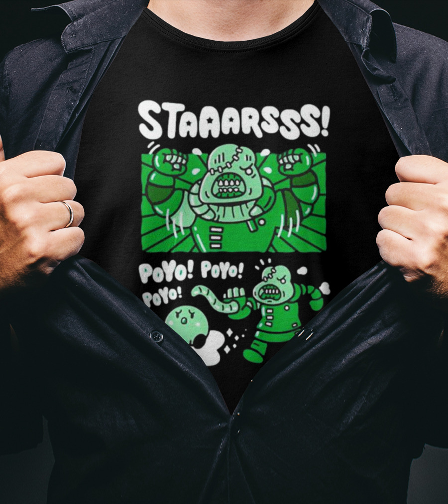 STAAARSSS Poyo Poyo Poyo Alien Creature Encounter T-Shirt