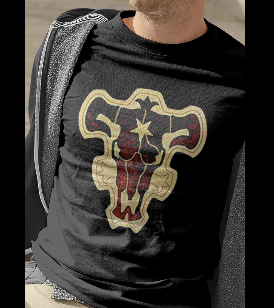 Zora Ideale Black Bull Symbol Black Clover Series T-Shirt