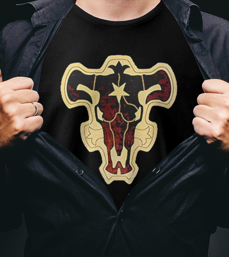 Zora Ideale Black Bull Symbol Black Clover Series T-Shirt