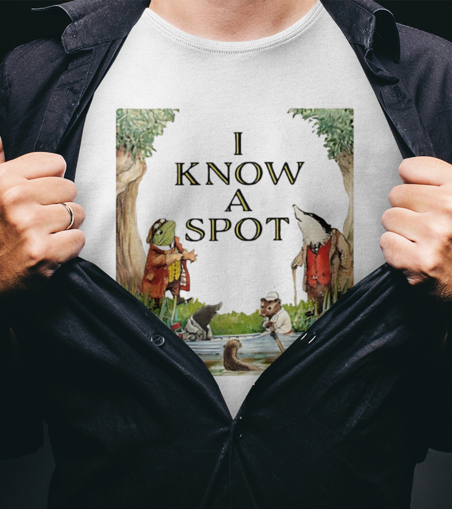 I Know A Spot Animals By The River With Friends T-Shirt