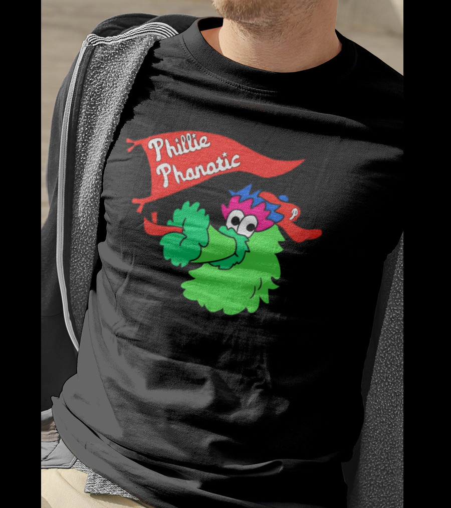 Phillie Phanatic Philadelphia Phillies Mascot Banner T-Shirt