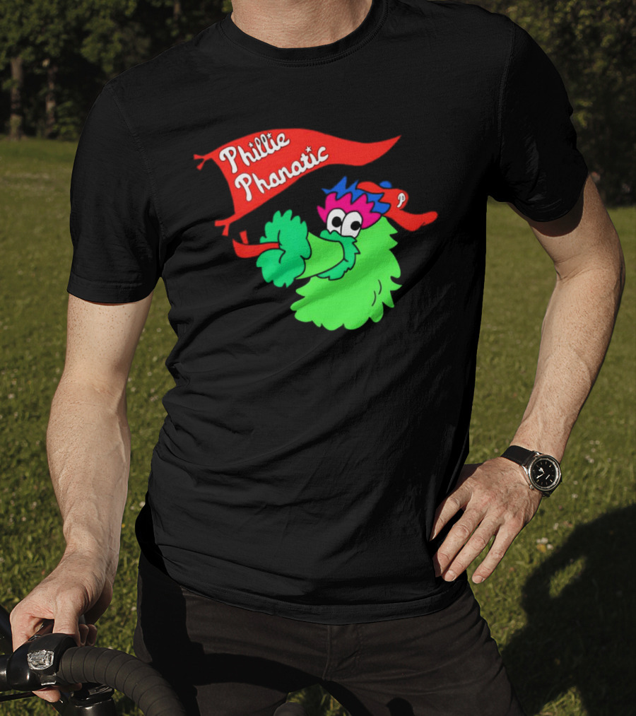 Phillie Phanatic Philadelphia Phillies Mascot Banner T-Shirt
