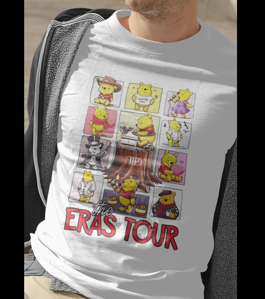 Winnie The Pooh In Diverse Costumes The Eras Tour T-Shirt