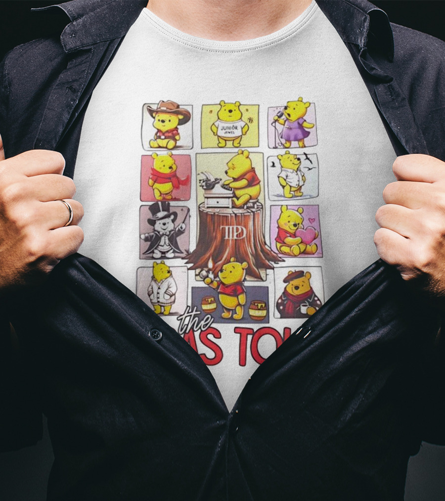 Winnie The Pooh In Diverse Costumes The Eras Tour T-Shirt