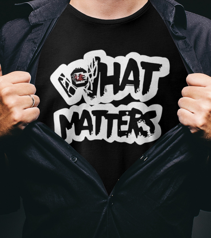 Milaysia Fulwiley Wearing South Carolina Gamecocks What Matters Iconic T-Shirt