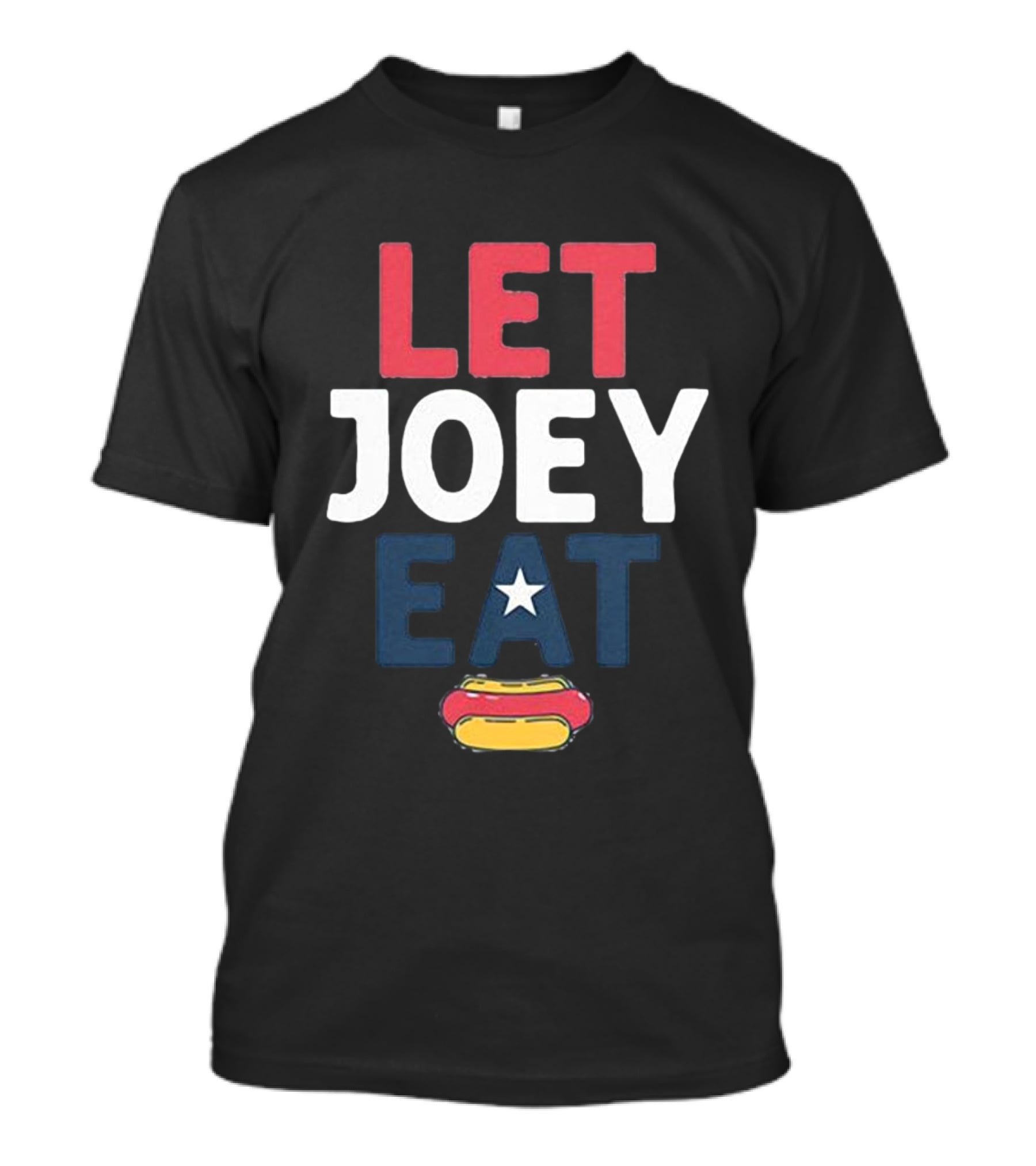 LET JOEY EAT Star Hotdog T-Shirt