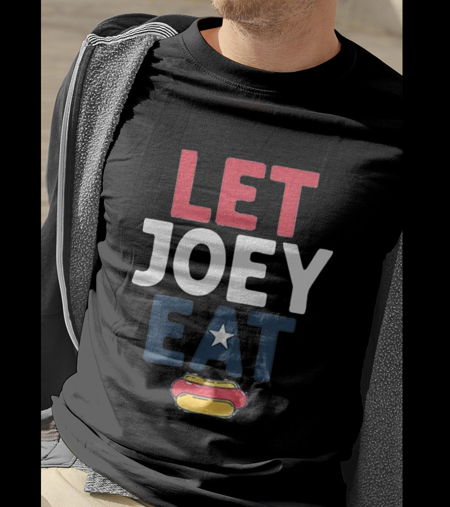 LET JOEY EAT Star Hotdog T-Shirt