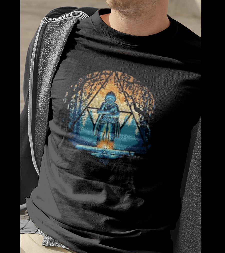 Zelda Triforce Sword Forest Twilight Adventure T-Shirt