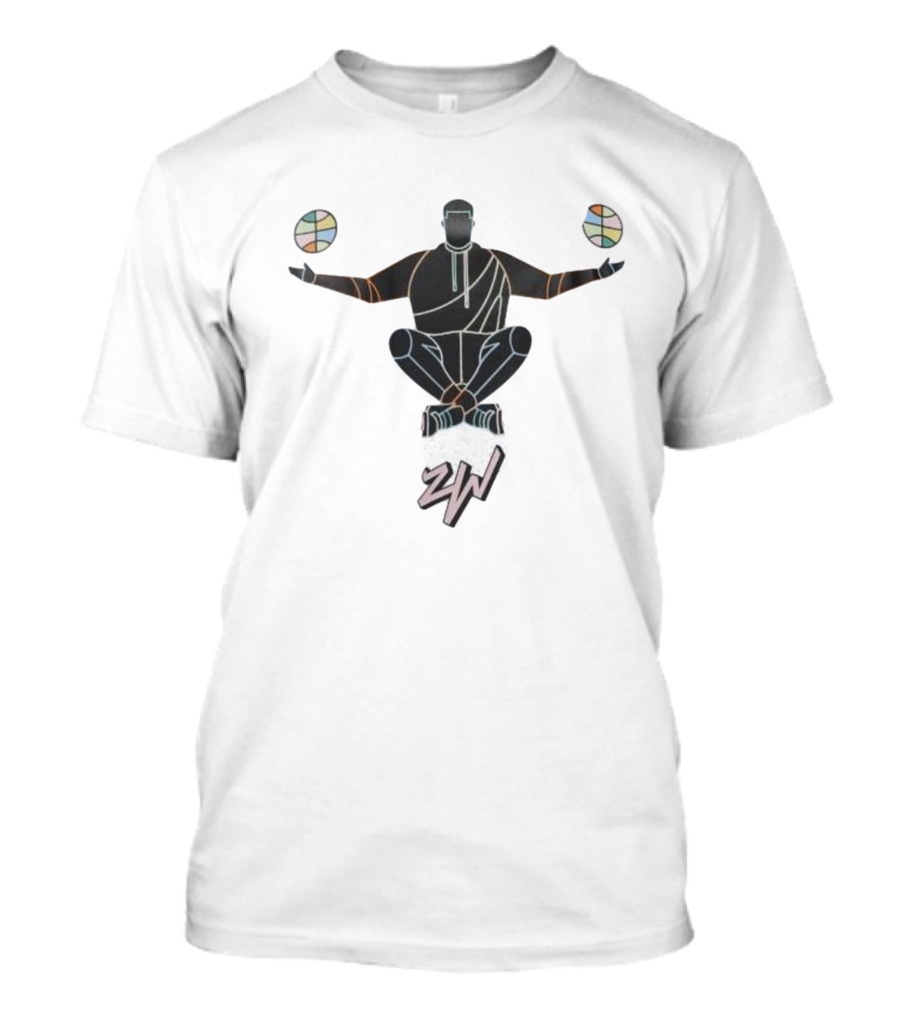 NEW Jordan Zion Meditation Basketball Icon ZW T-Shirt