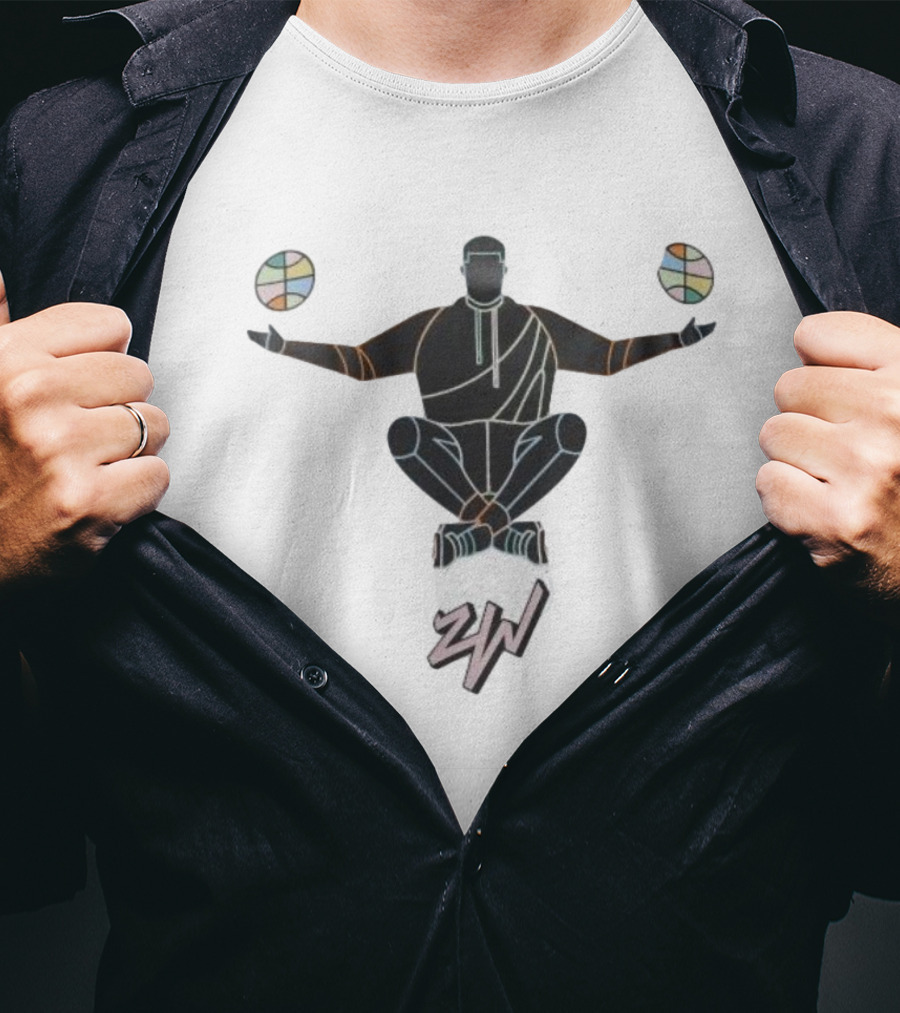 NEW Jordan Zion Meditation Basketball Icon ZW T-Shirt