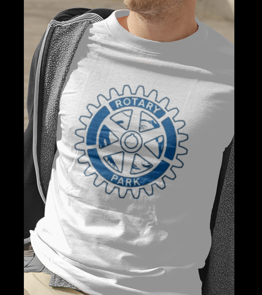 Rotary Park Blue Gear Emblem T-Shirt
