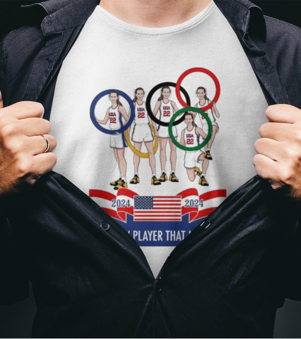 The Only Player That Matters 2024 USA Olympics Team Circle Runners T-Shirt