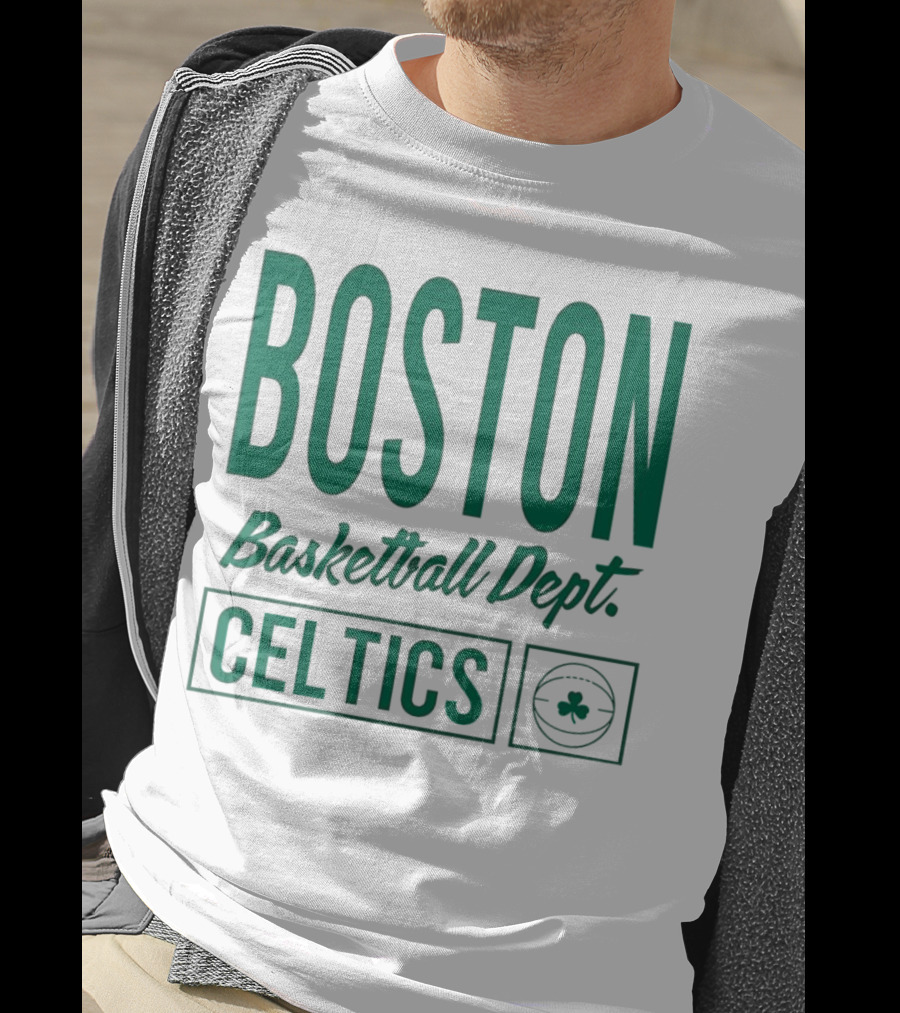 Boston Celtics Basketball Dept Celtics Shamrock T-Shirt