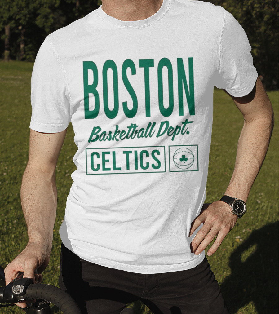 Boston Celtics Basketball Dept Celtics Shamrock T-Shirt