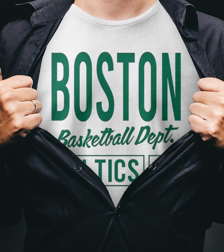 Boston Celtics Basketball Dept Celtics Shamrock T-Shirt