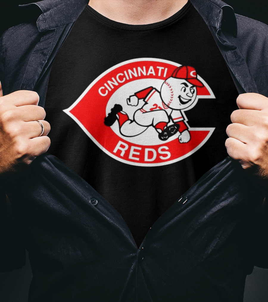 Cincinnati Reds Mascot MLB Baseball T-Shirt