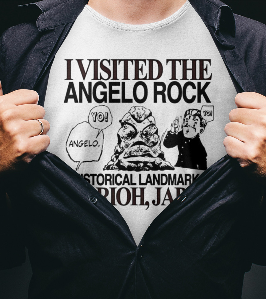 I Visited The Angelo Rock Yo Angelo Historical Landmark In Morioh Japan T-Shirt