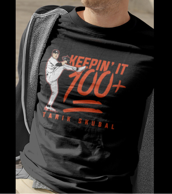 Tarik Skubal Keepin’ It 100+ Pitcher Pose T-Shirt