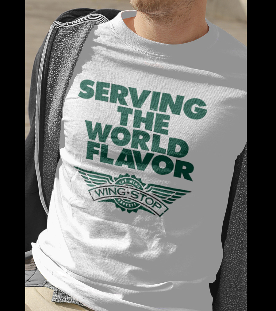 Serving The World Flavor Wingstop Wings Of The World T-Shirt