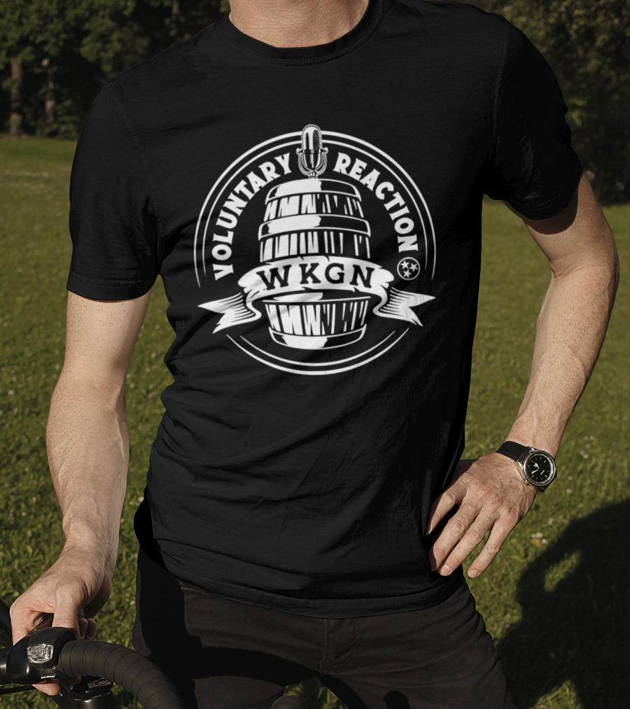 Voluntary Reaction WKGN Microphone Barrel T-Shirt