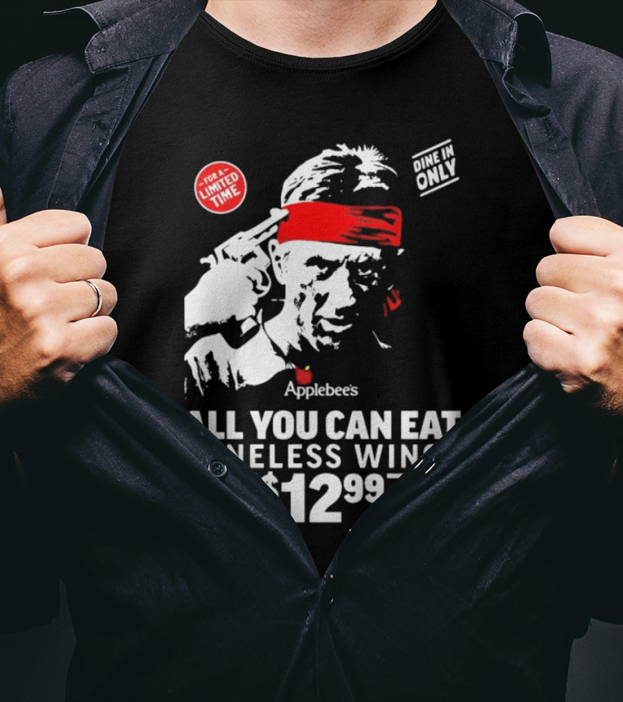 Applebee's All You Can Eat Boneless Wings Dine In Only For A Limited Time $12.99 T-Shirt