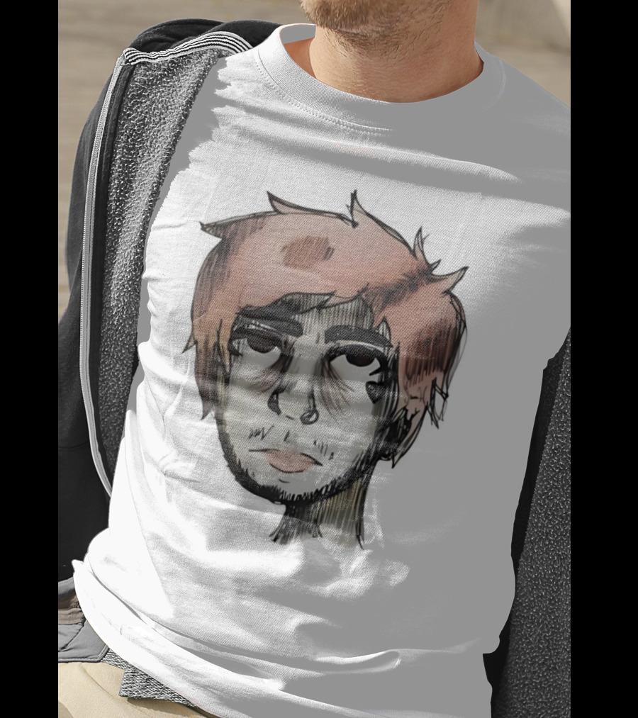 Lil Peep Teen Romance Anime Style Pink Hair T-Shirt