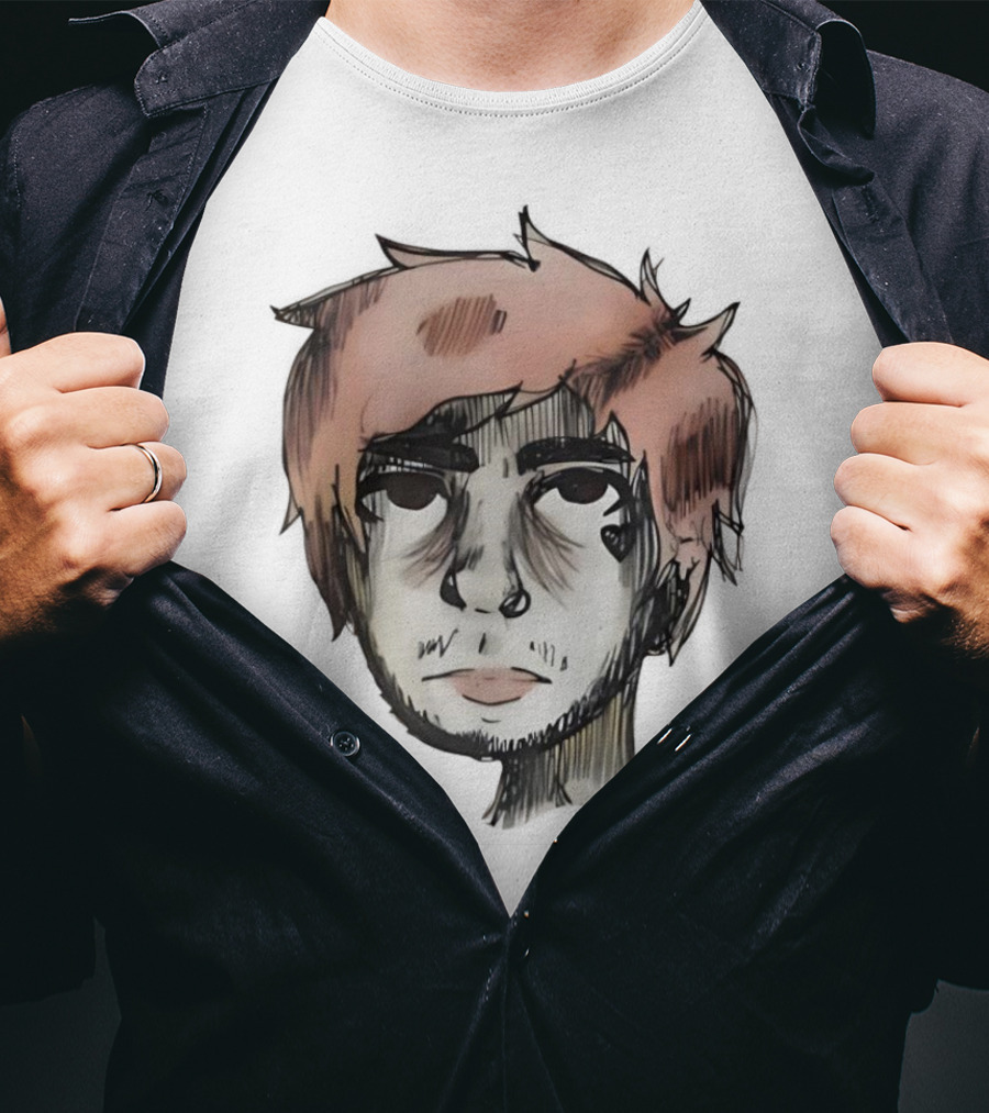 Lil Peep Teen Romance Anime Style Pink Hair T-Shirt