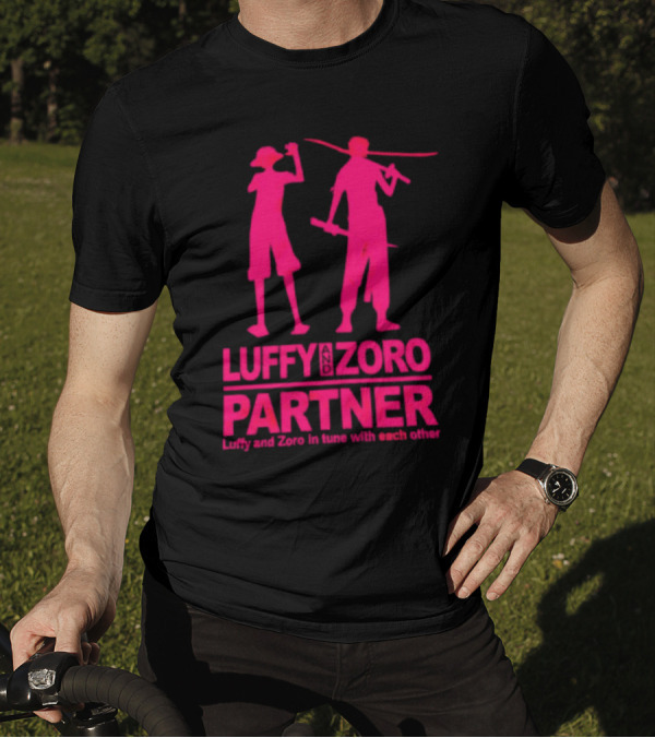Luffy And Zoro Partner In Tune With Each Other T-Shirt