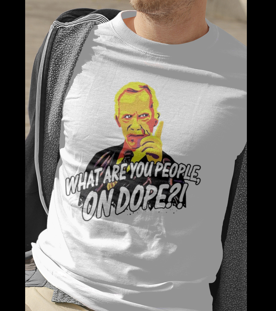 What Are You People On Dope Bold Pop Art Style Mr Hand T-Shirt