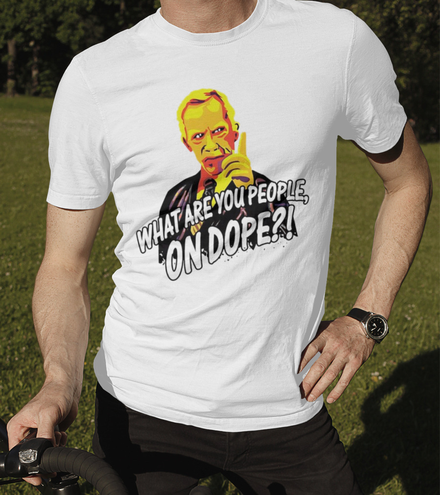 What Are You People On Dope Bold Pop Art Style Mr Hand T-Shirt