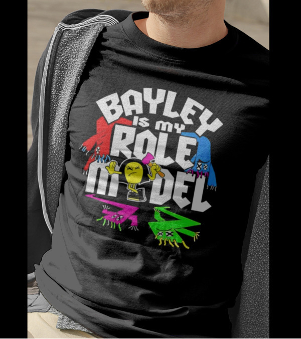 Bayley Is My Role Model Wacky Inflatable Tube Men T-Shirt