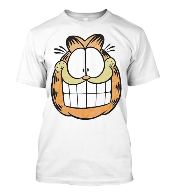 Garfield Big Face Classic Retro Comic Cat T-Shirt