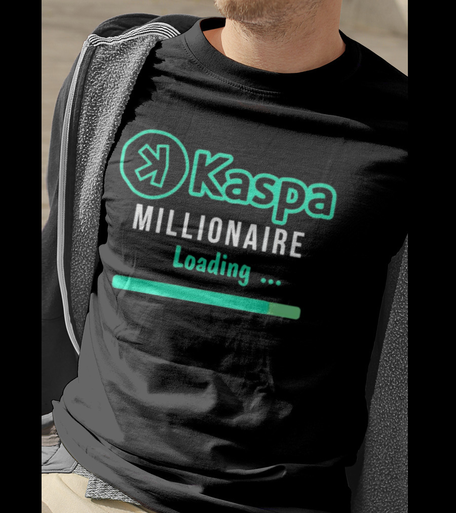 Kaspa Millionaire Loading Icon With Progress Bar T-Shirt