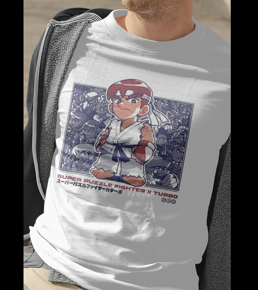 Super Puzzle Fighter II Turbo Character Lineup T-Shirt