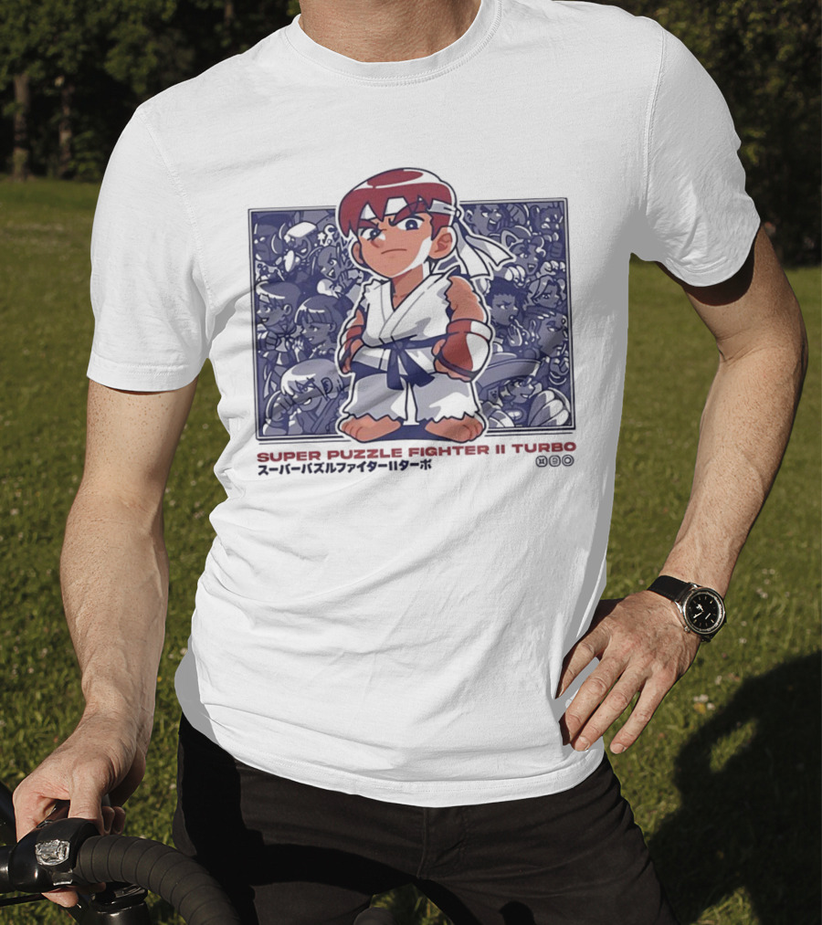 Super Puzzle Fighter II Turbo Character Lineup T-Shirt